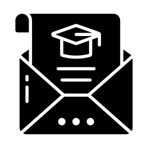 Educational, Mail, Communication, Academic, Letter icon