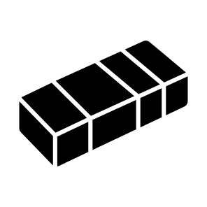 Eraser, Stationery, Remover, Rubber, Office icon