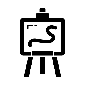 Painting, Drawing, Education, Lessons, Creativity icon
