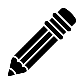 Pencil, Writing, School, Stationery, Drawing icon