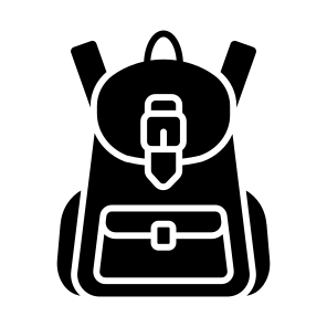 ,school, Bag, Knapsack, Rucksack, Haversack icon