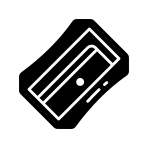 Sharpener, Pencil, Stationery, Sharpening, Blade icon