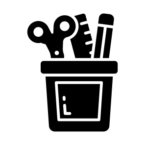 Stationery, School, Office, Supplies, Pencils icon