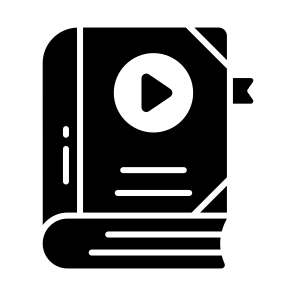 Video, Book, Lesson, Content, Education icon