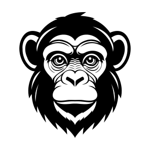 Chimpanzee, Monkey, Animal, Fauna, Zoology icon