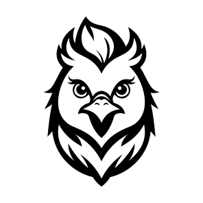 Hen, Bird, Zoology, Creature, Head icon