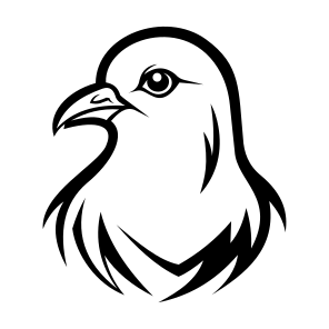 Pigeon, Bird, Zoology, Creature, Head icon