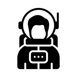 Astronaut, Space Explorer, Astrophysics, Cosmonaut, Astronomy icon