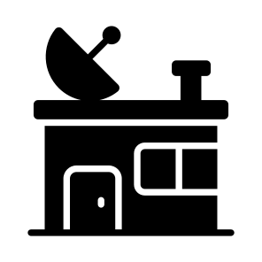 Control Center, Observatory, Control Hub, Satellite Base, Operations Room, icon