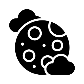 Moon, Lunar, Planet, Astrophysics, Astronomy icon