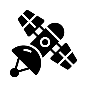 Satellite, Orbiting Device, Satellite System, Artificial Satellite, Space Communication, icon
