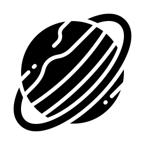 Saturn Ring, Orbit, Space, Astrophysics, Astronomy icon