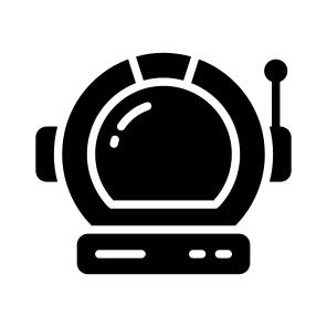 Space Helmet, Astronaut Helmet, Safety Gear, Space Gear, Protective Headgear, icon