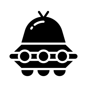 Ufo, Abduction, Flying Saucer, Alien Craft, Alien Spaceship icon