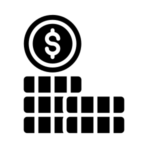 Coins, Money, Cash, Currency, Wealth icon