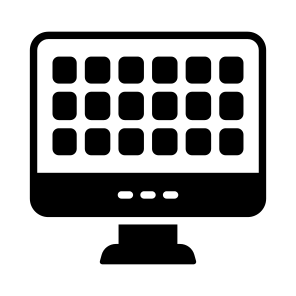 Desktop, Monitor, Computer, Workstation, Screen icon