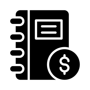 Ledger, Journal, Book, Register, Record icon