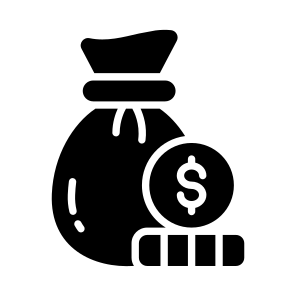 Money, Cash, Currency, Dollar, Wealth icon