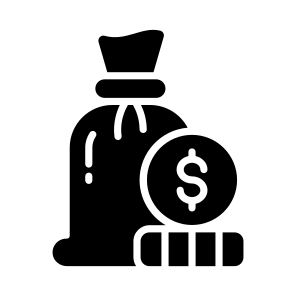 Money, Sack, Bag, Cash, Coin icon