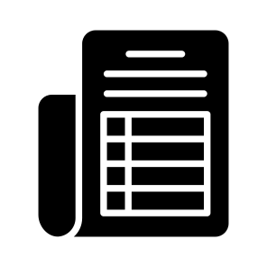 Paper, Billing, Document, Statement, Page icon