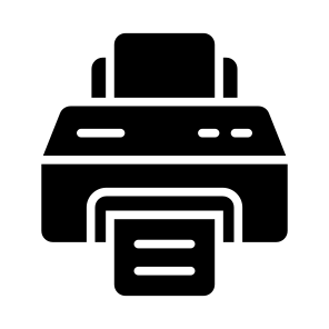 Printer, Copier, Scanner, Plotter, Duplicator icon