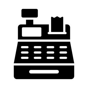 Register, Till, Terminal, Checkout, Cashier icon