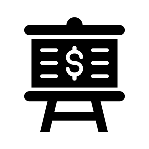 Report, Investment, Planning, Training, Presentation icon