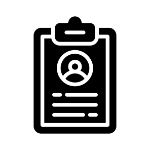 Resume, Cv, Biodata, Profile, Portfolio icon
