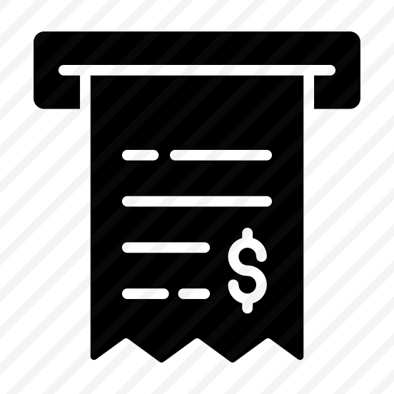 Slip, Atm, Banking, Invoice, Withdrawal preview