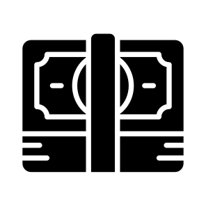 Stack, Banknote, Currency, Wealth, Cash icon