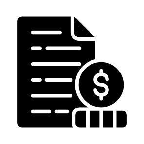Statement, Report, Declaration, Payment, Summary icon