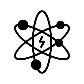 Atomic Energy, Nuclear Energy, Atomic Power, Radioactive Energy, Fission Energy, icon