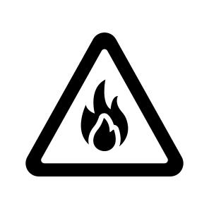 Fire Hazard, Fire Risk, Fire Danger, Flammable, Combustion icon