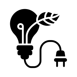 Green Energy, Renewable, Sustainable, Power, Electricity icon