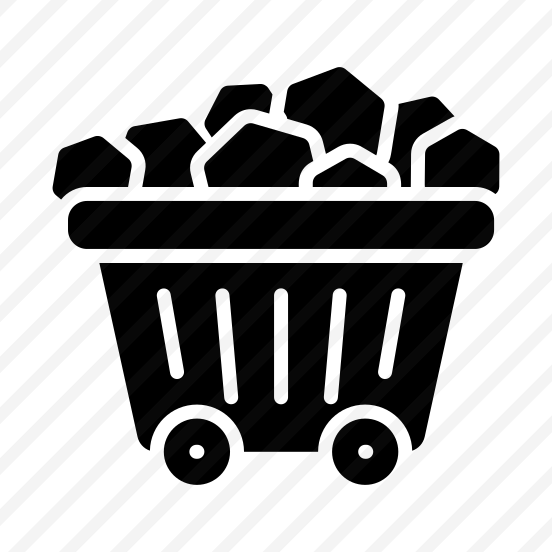Mine Cart, Coal Cart, Ore Cart, Mine Trolley, Mining Wagon, preview