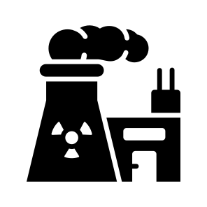 Nuclear Plant, Reactor, Energy, Nuclear Tower, Power Plant icon