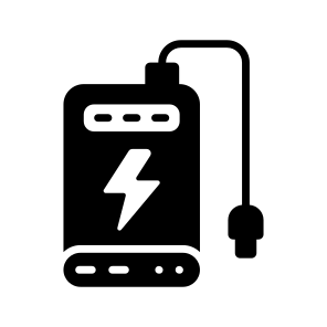 Power Bank, Portable Charger, Battery Pack, Mobile Power, External Battery, icon