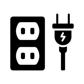 Power Plug, Power Connector, Electrical Plug, Socket Adapter, Power Cord icon