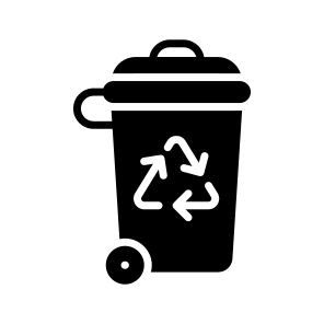 Waste Recycle, Recycling Container, Waste Bin, Disposal, Trash, icon
