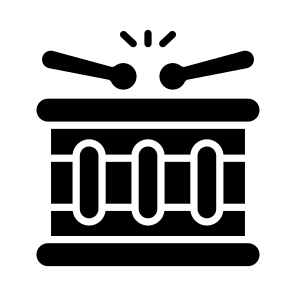 Drum, Drumbeat, Snare, Instrument, Percussion icon
