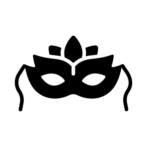 Masquerade, Mask, Disguise, Prop, Carnival icon