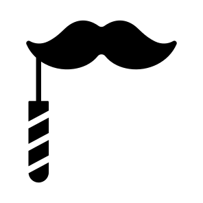 Mustache, Hairs, Fake, Prop, Accessory icon