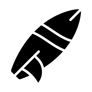 Surfboard, Beach, Board, Ride, Plank icon