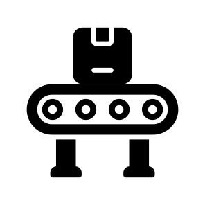 Conveyor, Packaging, Manufacturing, Production, Assembly icon