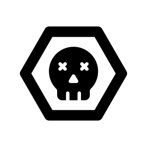 Danger, Skull, Hazard, Toxic, Death icon