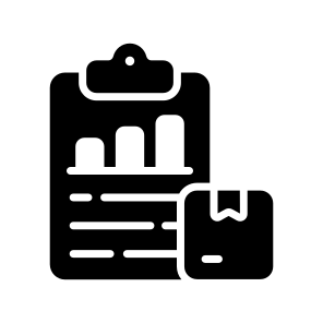 Evaluation, Report, Cargo, Logistics, Analysis icon
