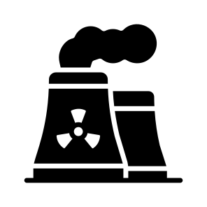 Nuclear, Plant, Power, Atomic, Reactor icon