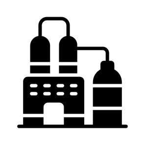 Petroleum, Sector, Factory, Refinery, Manufacturing icon