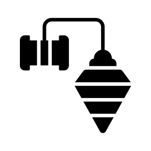 Plumb, Bob, Leveling, Weight, Alignment icon