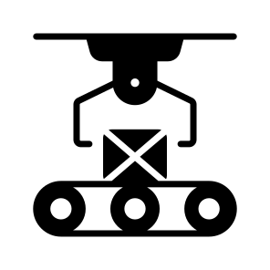 Robot, Automation, Manufacturing, Automated, Machine icon